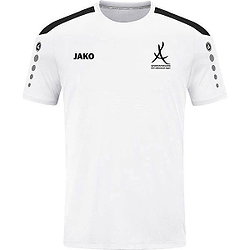 Jako Power Shirt Korte Mouw Heren - Wit