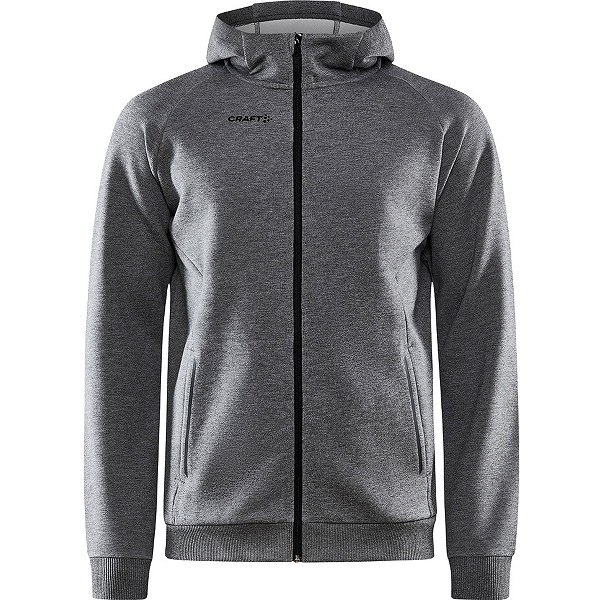 Craft Core Soul Full Zip Sweat À Capuchon Hommes - Gris Foncé Mélange