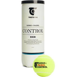 Tretorn Serie+ Padel Control Balles De Padel Tube De 3 - Jaune