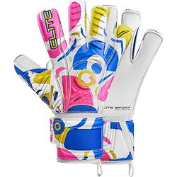 Elite Sport Gaudi Gants De Gardien - Blanc / Multicolore