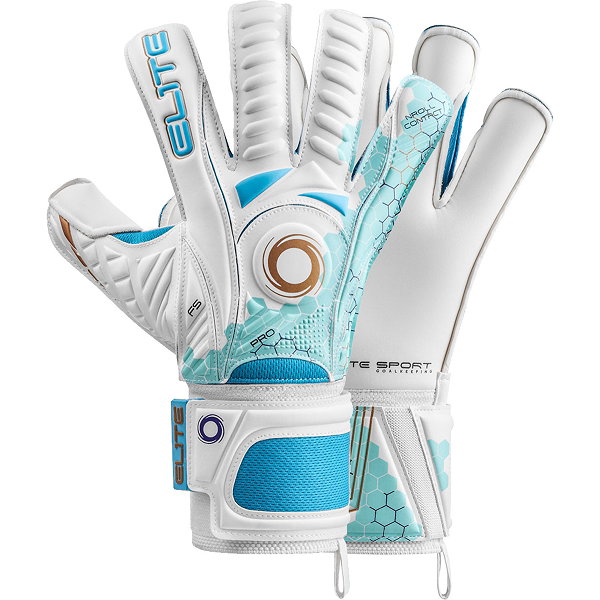 Elite Sport Orca Torwarthandschuhe - Weiß / Skyblue
