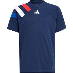 Adidas Fortore 23 Maillot Manches Courtes Enfants - Marine / Rouge / Blanc / Royal