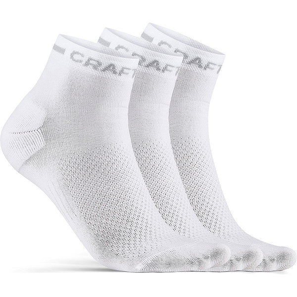 Craft Core Dry Mid Socken (3-Pack) - Weiß