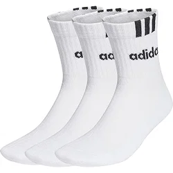 Adidas 3-Stripes 3 Paar Sportsokken - Wit / Zwart
