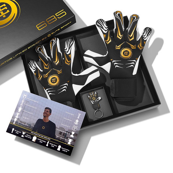 Elite Sport Thibaut Courtois 685 (Limited Edition) Gants De Gardien Hommes - Noir / Or / Blanc