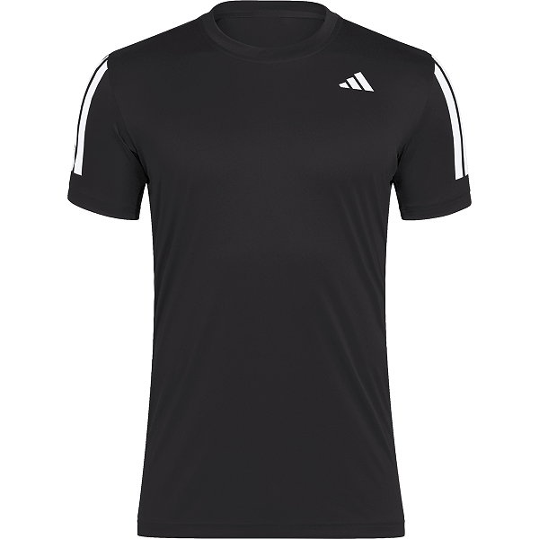 Adidas Club 3-Stripe T-Shirt De Tennis Hommes - Noir