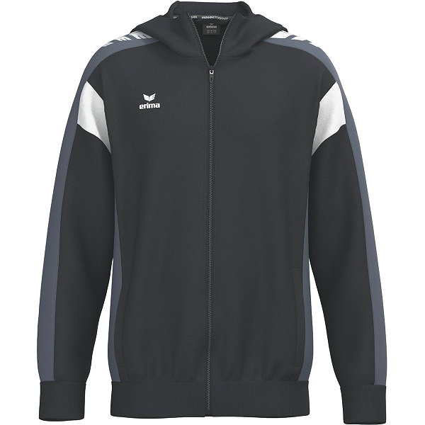 Erima Celebrate 125 Trainingsjack Met Capuchon Heren - Zwart / Slate Grey