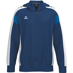 Présentation: Erima Celebrate 125 Veste D'entraînement À Capuche Hommes - New Navy / Blanc