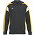 Erima Celebrate 125 Veste D'entraînement À Capuche Hommes - Noir / Jaune