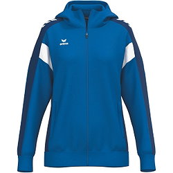 Vorschau: Erima Celebrate 125 Trainingsjacke Mit Kapuze Damen - New Royal / New Navy