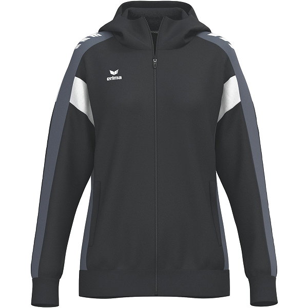 Erima Celebrate 125 Veste D'entraînement À Capuche Femmes - Noir / Slate Grey