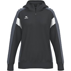 Erima Celebrate 125 Trainingsjacke Mit Kapuze Damen - Schwarz / Slate Grey