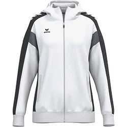Erima Celebrate 125 Veste D'entraînement À Capuche Femmes - Blanc / Noir