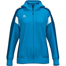 Erima Celebrate 125 Trainingsjacke Mit Kapuze Damen - Curacao / New Royal