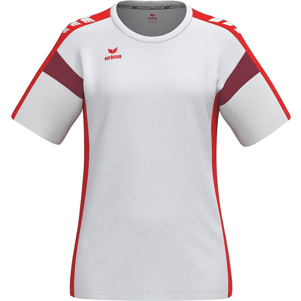 Erima Celebrate 125 T-Shirt Femmes - Blanc / Rouge