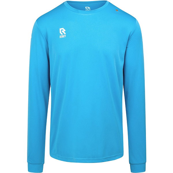 Robey Crossbar Voetbalshirt Lange Mouw Heren - Hemelsblauw