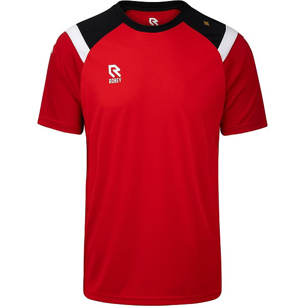 Robey Control Shirt Korte Mouw Heren - Rood