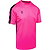 Robey Performance Shirt Korte Mouw Heren - Fluo Roze / Zwart