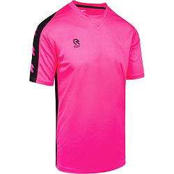 Robey Performance Shirt Korte Mouw Heren - Fluo Roze / Zwart