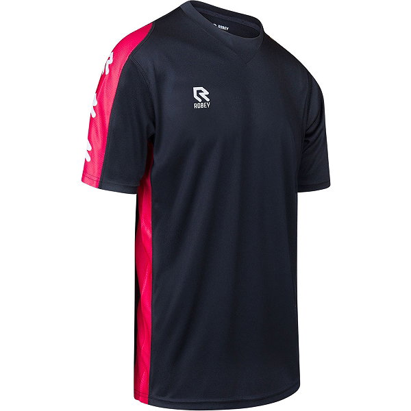 Robey Performance Maillot Manches Courtes Enfants - Noir / Rouge