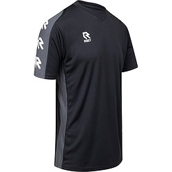 Robey Performance Shirt Korte Mouw Kinderen - Zwart / Grijs