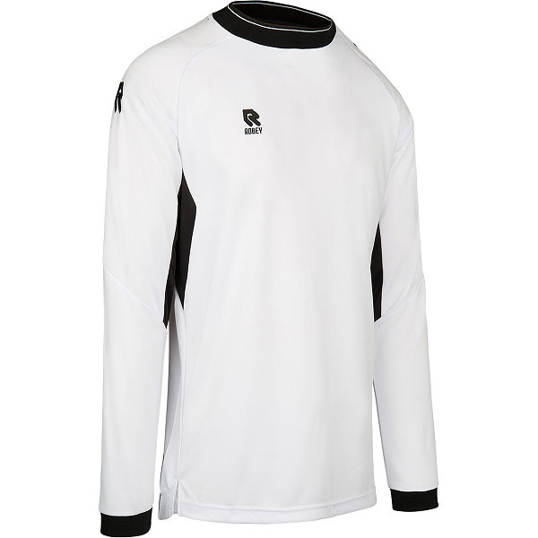 Robey Victory Voetbalshirt Lange Mouw Heren - Wit