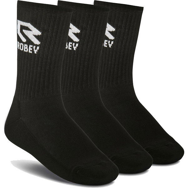 Robey Lot De 3 Paires De Chaussettes De Sport - Noir