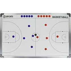 Teamswear 60 X 90 CM Basketball Taktiktafel - Weiß
