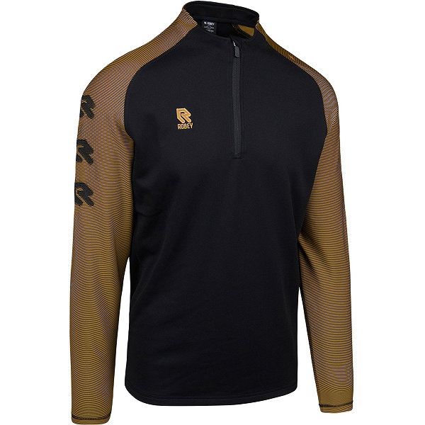 Robey Performance Ziptop Hommes - Noir / Or