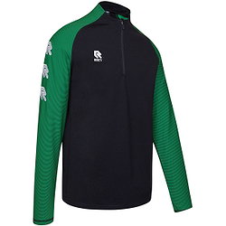 Robey Performance Ziptop Kinderen - Zwart / Groen