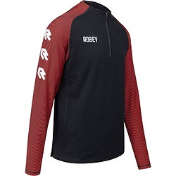 Robey Performance Ziptop Kinderen - Zwart / Rood
