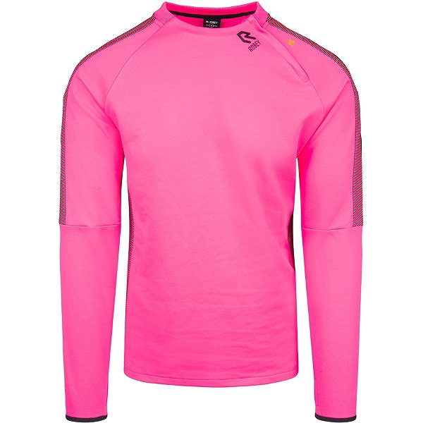Robey Performance Sweater Kinderen - Fluo Roze / Zwart