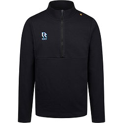 Robey Off Pitch Cotton Ziptop Heren - Zwart