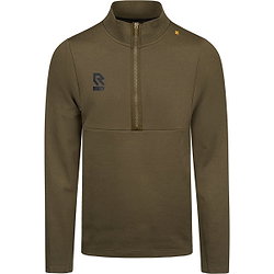 Robey Off Pitch Cotton Ziptop Heren - Olijf