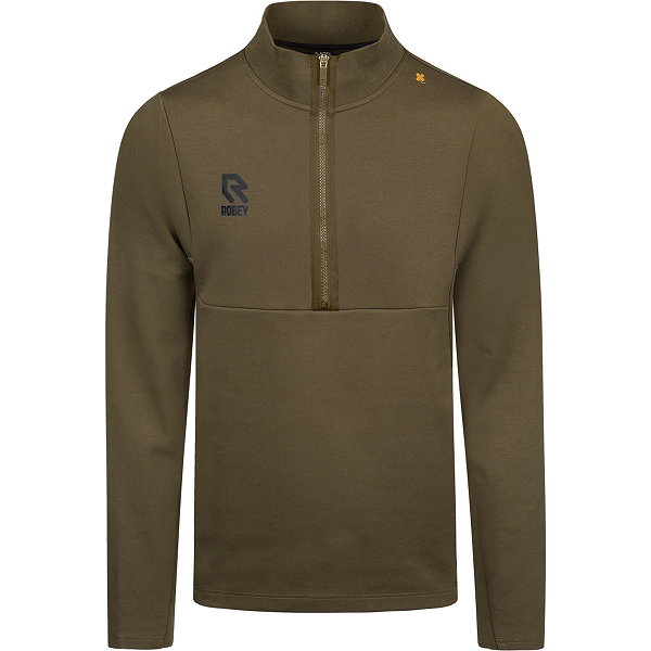 Robey Off Pitch Cotton Ziptop Kinderen - Olijf