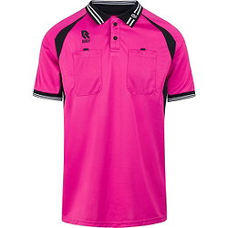Robey Scheidsrechtersshirt Korte Mouw Heren - Roze