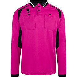 Robey Scheidsrechtersshirt Lange Mouw Heren - Roze