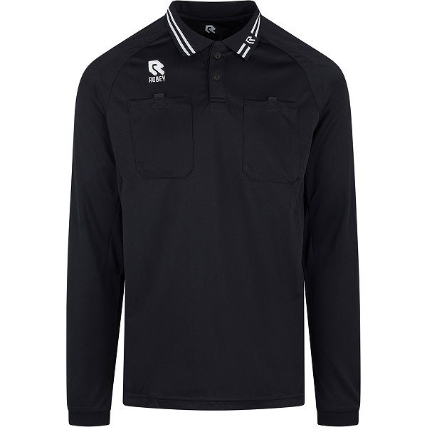 Robey Maillot Arbitre Ml Hommes - Noir