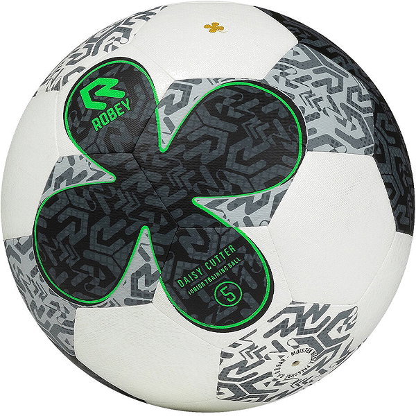 Robey Daisy Cutter 290 (Size 5) Trainingsball - Weiß / Neongrün