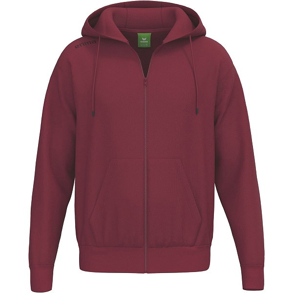 Erima Ts Veste Sweat À Capuche Hommes - New Bordeaux