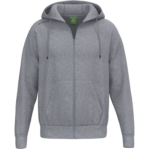 Erima Ts Veste Sweat À Capuche Enfants - Gris Melange