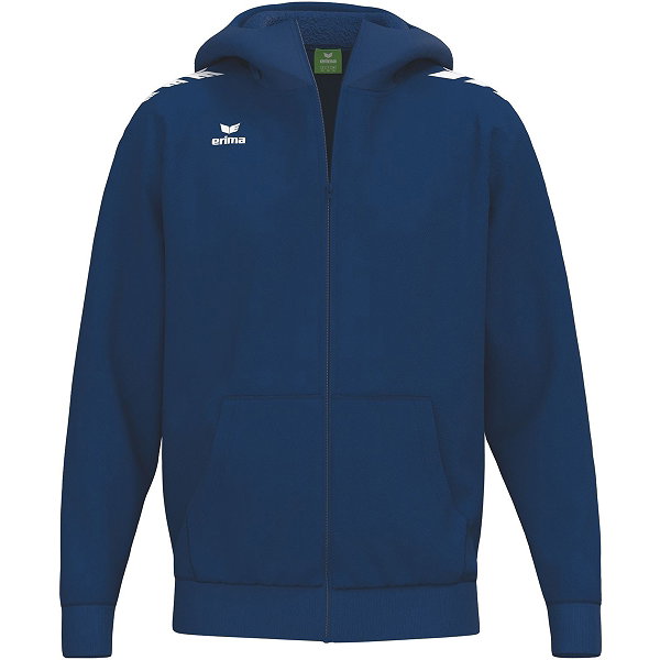 Erima Cmpt 3 Wings Ziptop À Capuche Enfants - New Navy