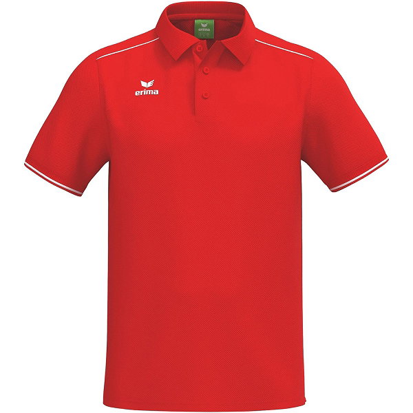 Erima Cmpt 3 Wings Polo Hommes - Rouge / Blanc