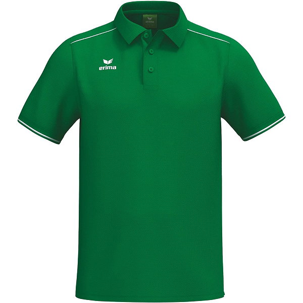 Erima Cmpt 3 Wings Polo Hommes - Emeraude / Blanc