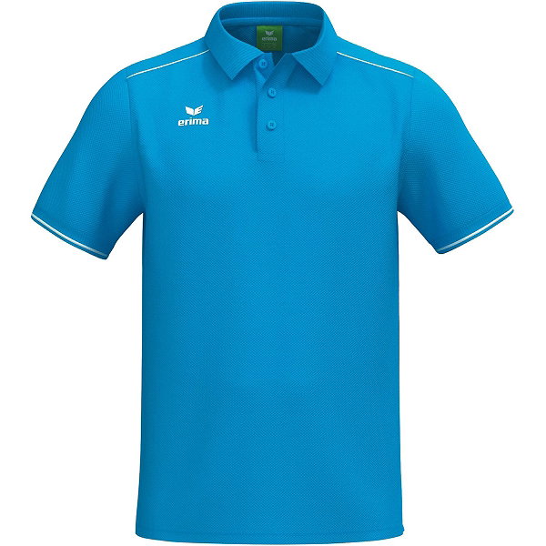 Erima Cmpt 3 Wings Polo Heren - Curaçao / Wit