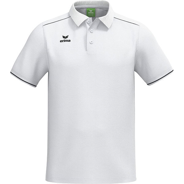 Erima Cmpt 3 Wings Polo Heren - Wit / Zwart