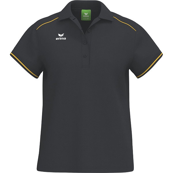 Erima Cmpt 3 Wings Polo Femmes - Noir / Jaune