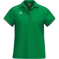 Erima Cmpt 3 Wings Polo Femmes - Emeraude / Blanc