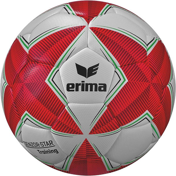 Erima Senzor Star (Size 3) Ballon D'entraînement - Rouge / Blanc
