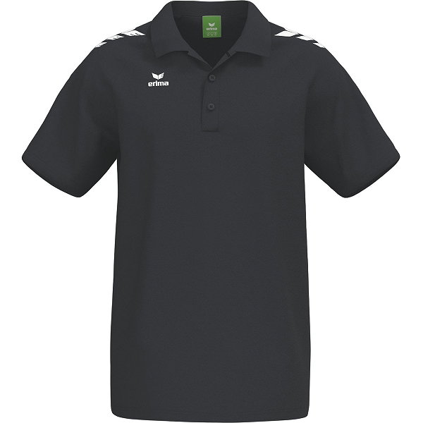 Erima Cmpt 3 Wings Polo Hommes - Noir / Blanc